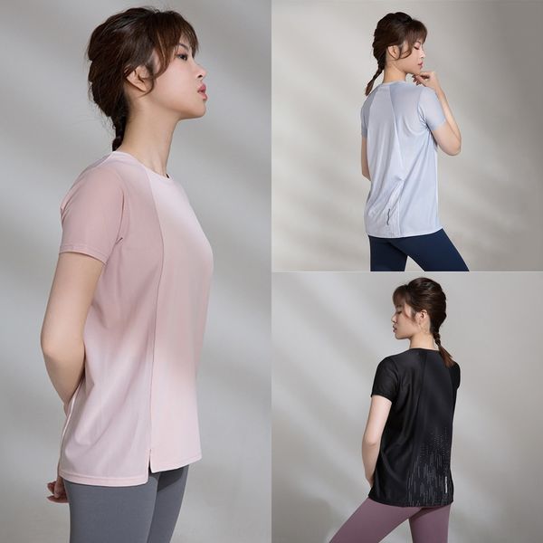 

2rjki breathable yoga loose 2020 spring/summer new fashion fitness clothing short-sleeved sweat-absorbing quick-drying women's sportswe