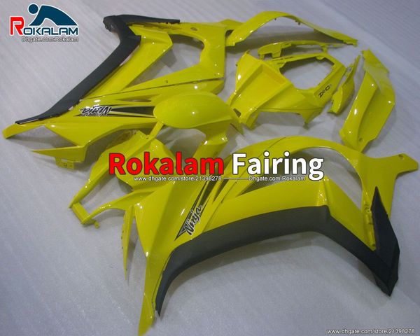 

fairings body kit zx 10r for kawasaki ninja zx10r 2011 2012 2013 2014 2015 yellow motorcycle fairings (injection molding