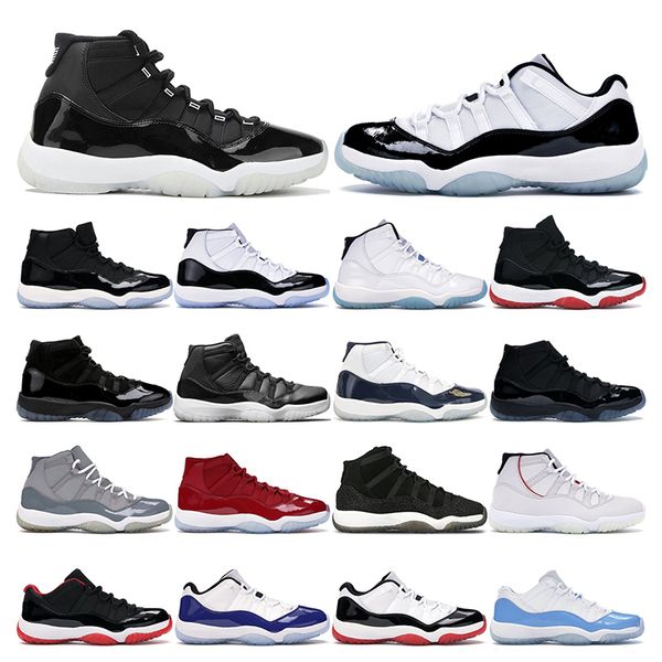 

2021 new mens basketball shoes 11s jumpman 25th anniversary concord bred gamma blue cap and gown 11 women men sport sneakers trainer outdoor
