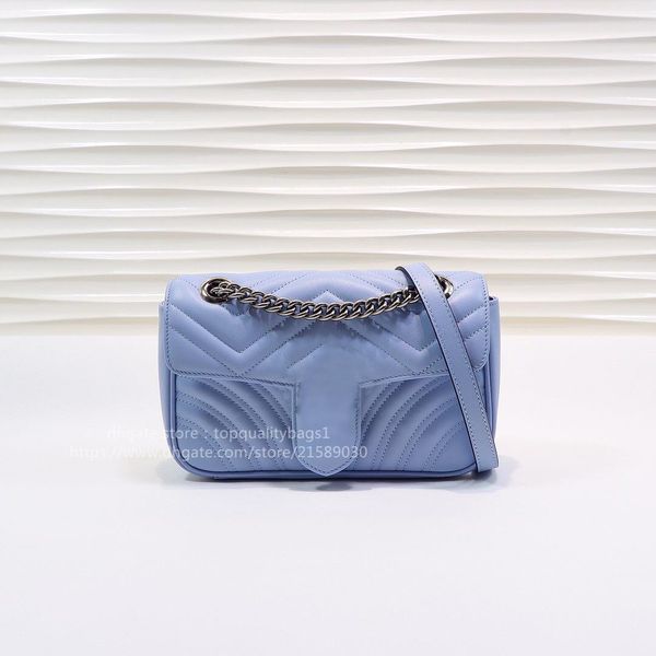 

2020 new sold fashion 446744 genuine leather women luxurys designers shoulder bag classic key chain marmont bag n