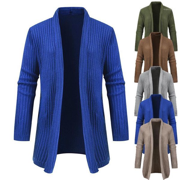 

2020 spring men's sweater male jacket solid color sweaters knitwear winter warm sweatercoat cardigans men clothing1, White;black