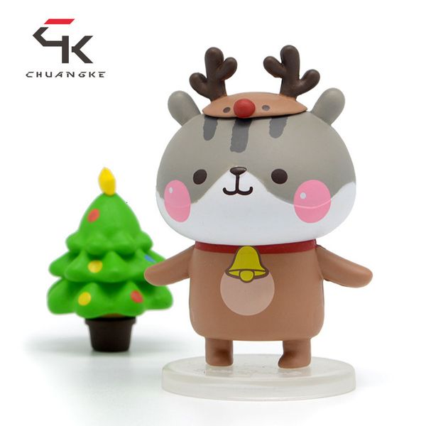 

korean hans christmas series doll accessories pvc cartoon key chain pendant