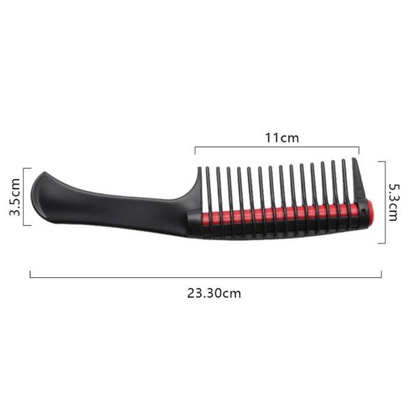 

hair dye styling brush hairdressing wide tooth hair combs scalp massage salon q0kd jllddq, Silver
