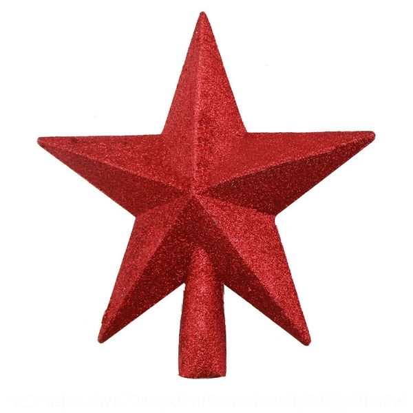

6tw5m 20cm pentagram star five-pointed plastic decoration plastic tree star pink bright thread sky pentagram christmas tree decoration ec