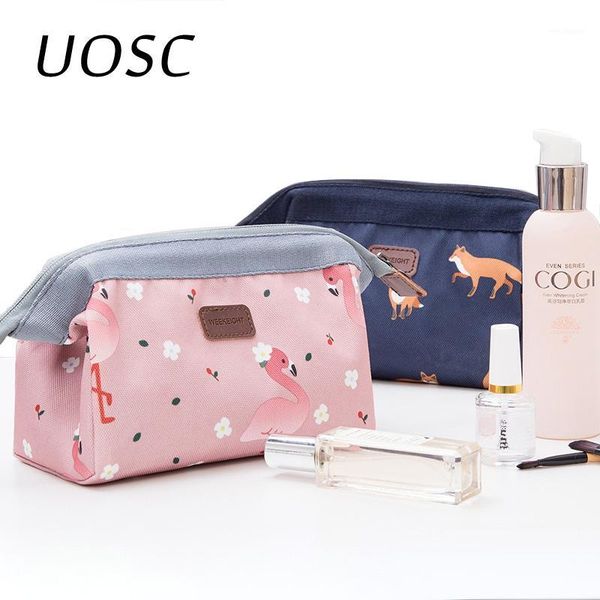 

uosc korean style flower cosmetic bag women beauty makeup bag waterproof travel neceser wash case organizer1