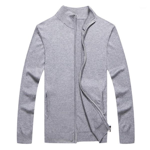 

warm small horse zipper cotton stand-up collar sweater jersey jumper hombre pull homme men knitted sweaters1, White;black