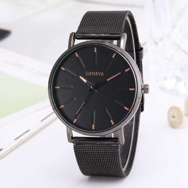 

leisure dial watch fashion sports big student quartz watch high grade luxury men's business net band watch gw11, Slivery;brown