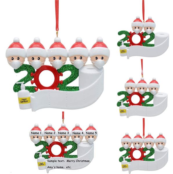 

factoryo9isproduct factory27uwdelivery decoration quarantine christmas gift birthdays party personalized family of 4 ornament pande