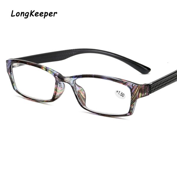 

black friday anti blue rays men women striped reading glasses print presbyopic resin lens eyeglasses rectangle+1.0~+4.0, White;black