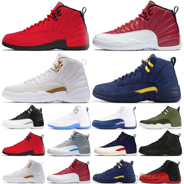 

new 12s winterized wntr gym red michigan ovo white mens 12 basketballs shoes fiba the master flu game taxi the master designer hkrr
