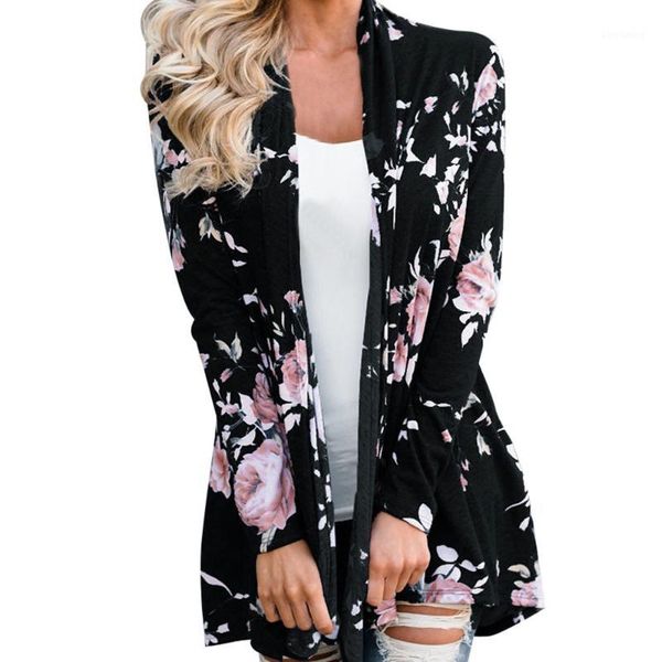 

women's casual dress cardigan cardigan1, Black;white