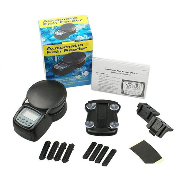 

aquarium matic fish feeder food fish tank food timer digital dispenser adjustable practical qylimp yh_pack