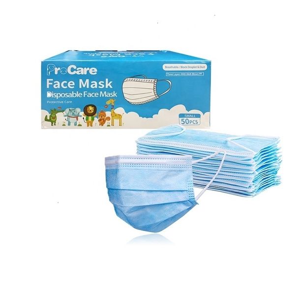 

wholesale disposable 3 child ply mouth earloop masks kids face mask