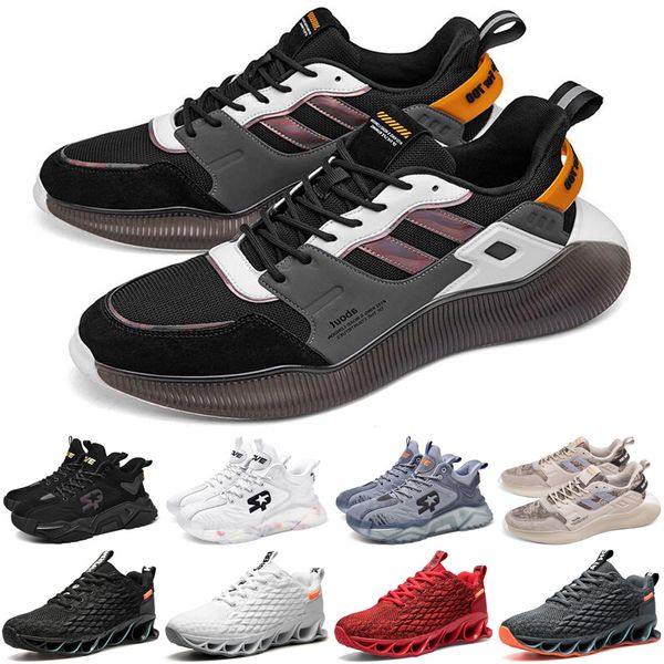 

ale men running shoes athletic red outdoor cushion breathable mens trainers sports sneakers runners size 39-44, White;red