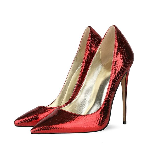 

female 2021 bombs plus size special metallic fabric standard on line snake heels shoes gpe3, Black