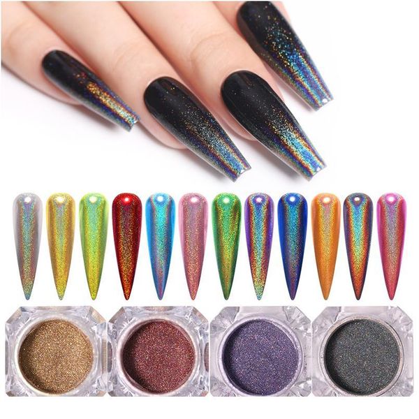 

metallic mirror nail glitter powder silver powder metal effect nail dust uv gel pigment nail art decora jllyda, Silver;gold