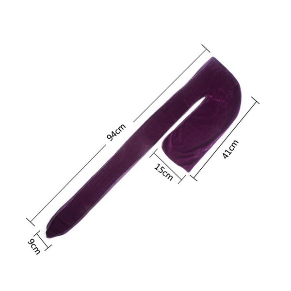 

unisex velvet тюрбан caps мужчины женщина дышащего бандана hat длинный хвост durag headwrap женская химиотерапия caps solid satin индийских, Black