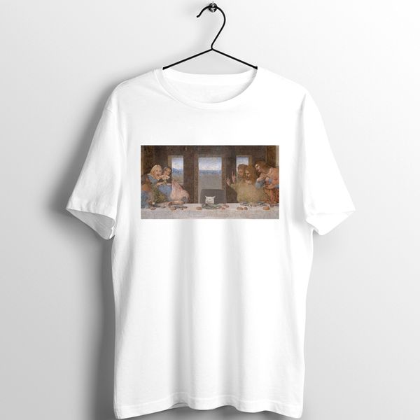 

unix t shirt men meme woman yelling at a cat the last supper da vinci renaissance classical meme printed tee sport hooded sweatshirt hoodie