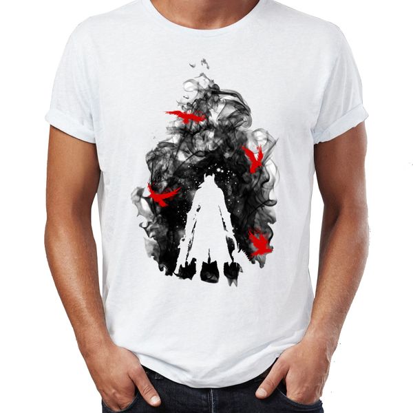 

men's t shirt bloodborne hunter lady maria old blood gaming badass sport hooded sweatshirt hoodie