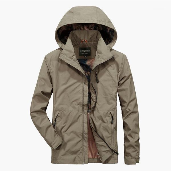 

men's jackets male raincoat windproof hooded coat men casual waterproof quick dry jacket spring autumn windbreaker bomber thin 5xl1, Black;brown