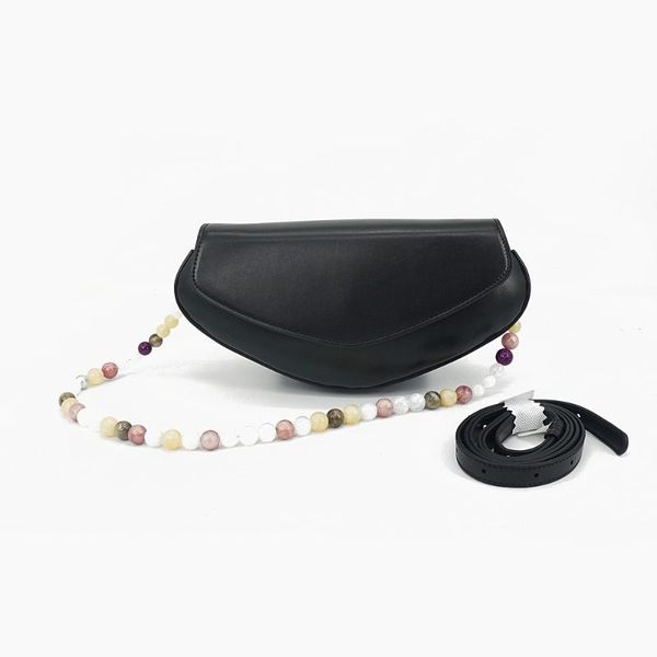 

2020 new women's armpit satchels korean fashion net red shoulder bag lizard pattern pearl handbags