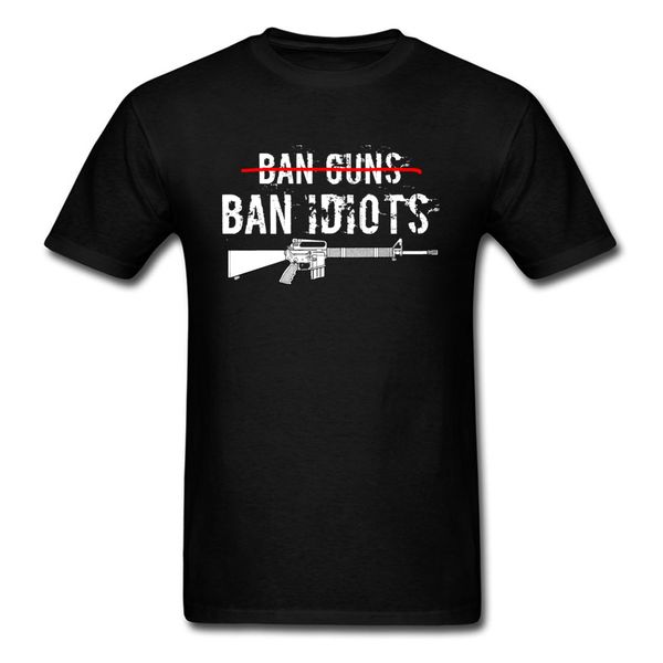 

2018 new arrival short sleeve summer pure brand leisure ban idiots gun printed on tshirt quality hooded sweatshirt hoodie men t shirt