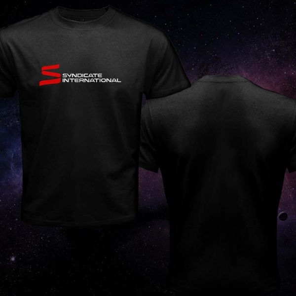 

syndicate international in agent 47 black brand cross fit designs slim fit crew cool neck movie sport hooded sweatshirt hoodie t shirt