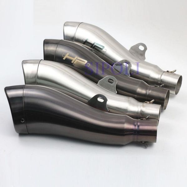 

universal 36-51mm motorcycle exhaust muffler hp ak exhaust pipe new motorcycle pipe for 125cc to 1000cc