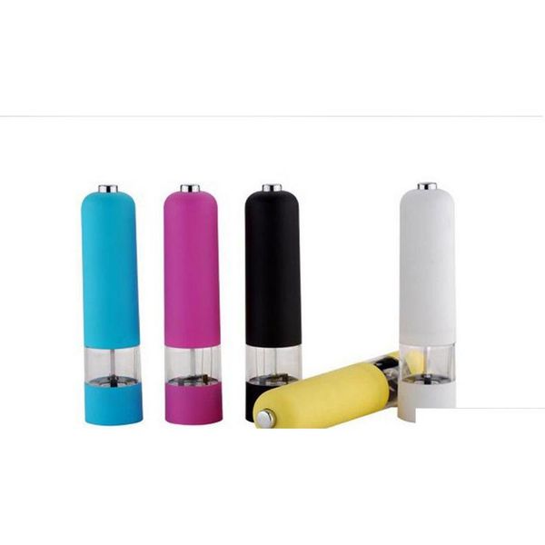 

abs electrical pepper mill salt pepper muller salt grinding electric pepper grinder with retail box facto jllejg jjxh