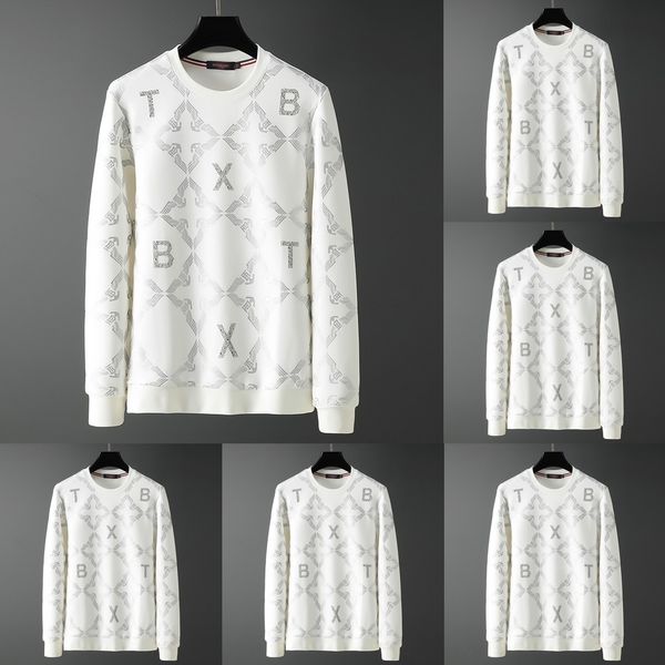 

yqzoz long men's clothing 2020 european new fashion brand printed autumn sleeve casual sweater pullover street fashion pullover men&#03, Black