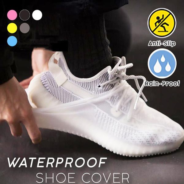 

waterproof shoe covers for rain sile shoe cover cycling reusable elasticity overshoes anti-slip bike boot protecto sqcswl
