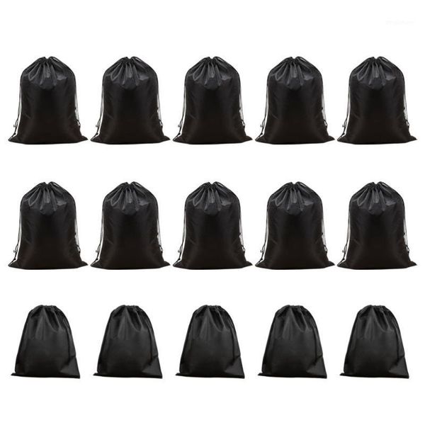 

1 set 15pcs dustproof drawstring storage bag (5pcs 150 x 200mm 10pcs 200 x270mm)1