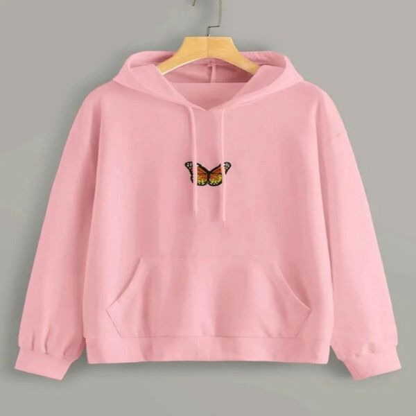 

butterfly hoodie chile butterflies women's sweatshirt instagram long sleeved print pullovers fashion street style harajuku 201202, Black