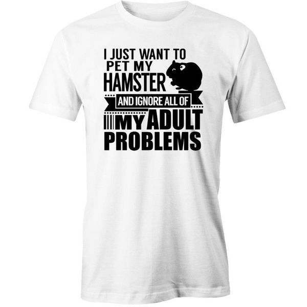 

summer men's t-shirt fashion tee shirts casual tees i just want to pet my hamster t shirt sport hooded sweatshirt hoodie