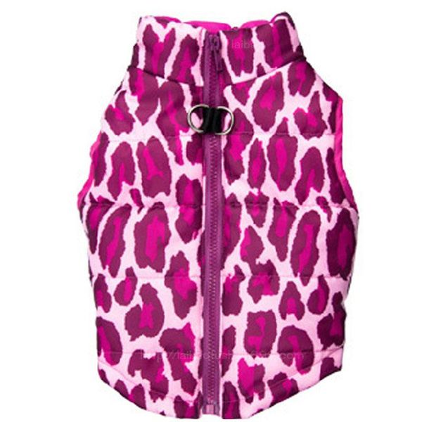 

dog apparel 1pc pet dogs cats winter coats jackets clothes vest tank padded harness puppy for small printed outerwear pets supplies