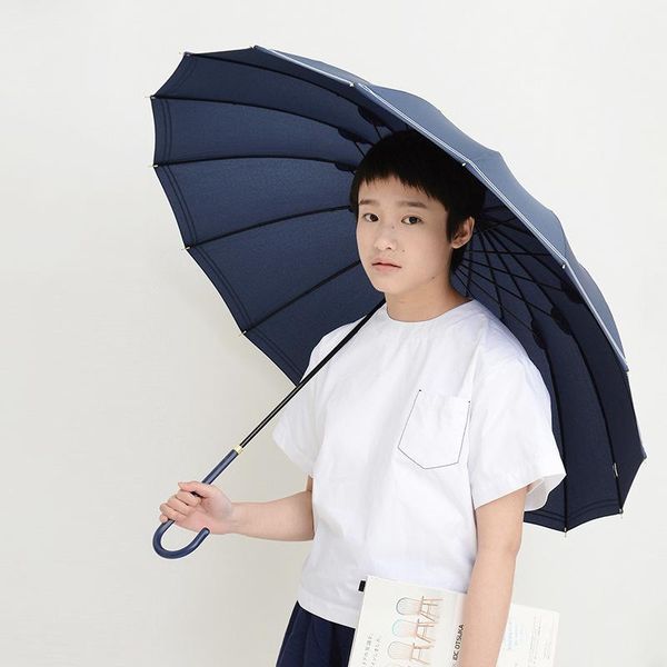 

tiohoh long umbrella rain women men sailor suit style aluminum 16 ribs windproof golf umbrellas outdoor long handle paraguas yxlxva xhhair