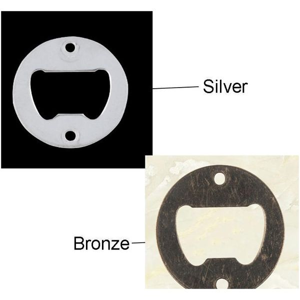 

stainless steel round bottle opener compact portable bottle opener part with countersunk holes metal strong polished bottl sqcsrj wphome