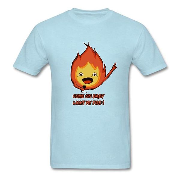 

calcifer ghibli a heart's a heavy burden black casual lonely fire demon camiseta sport hooded sweatshirt hoodie t shirt