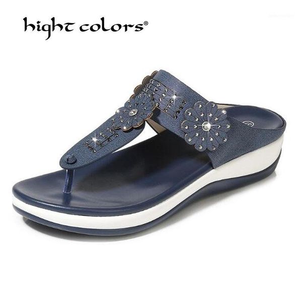 

slippers rhinestone women flip flops summer crystal diamond bling beach slides rivet casual shoes platform woman shoes1, Black