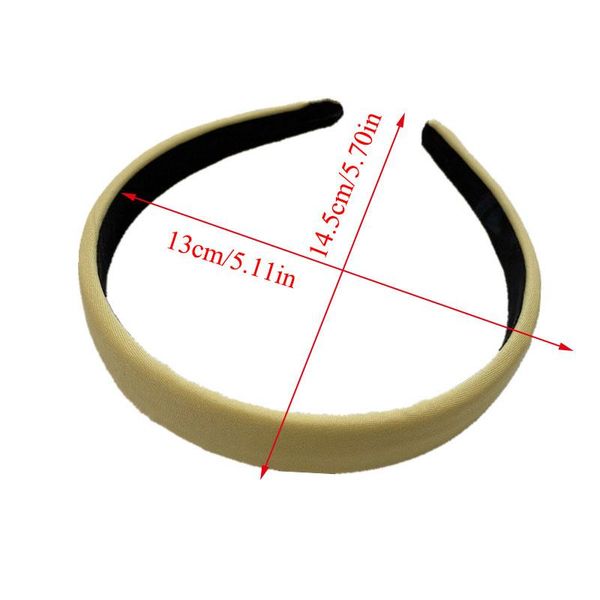 

simple solid color women headband summer hair hoop girls makeup wash face hairband head hoop turban hair accessories q sqcsgq