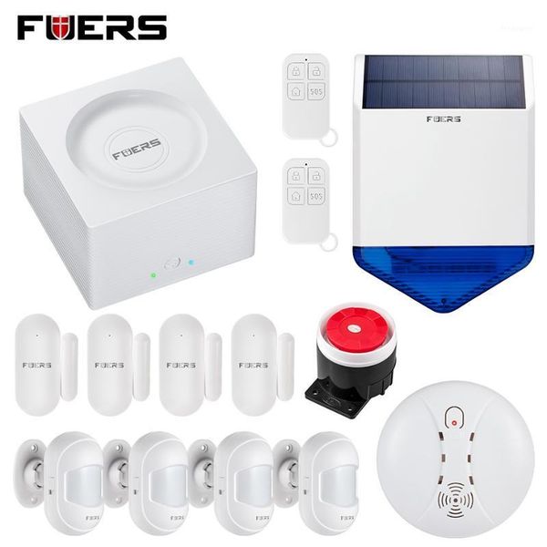 

alarm systems fuers tuya smart system wifi gsm home security wireless small panel built-in 11 language sensitive alert reminding1