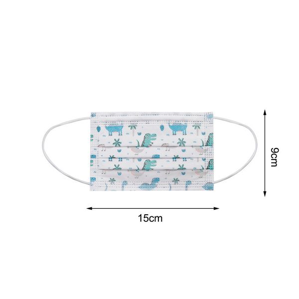 

новый новый 10/20 / 30pcs нетканые обложка для лица мода одноразовая печать дети рот маска с дизайн masque марьяж 9 3