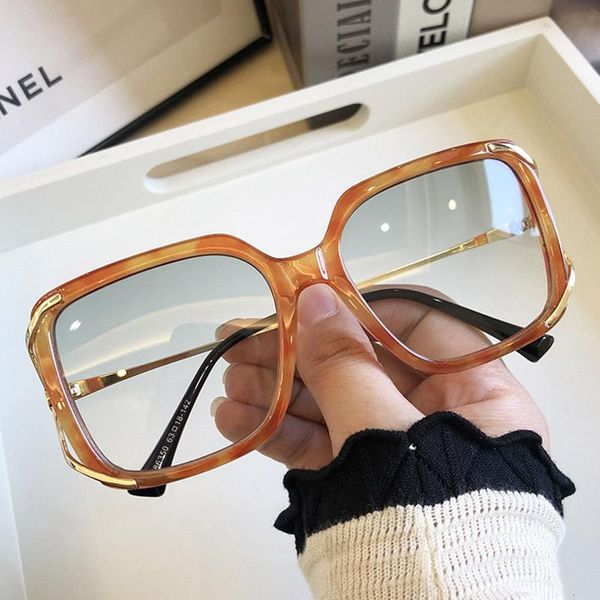 

sunglasses oversized women brand designer original orange sun glasses for men trendy square shades uv400, White;black