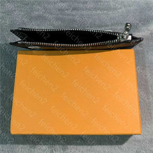 

classic men women credit card holder fashion mini small wallet handy slim bank card holder with box and dust bag h29gng, Brown;gray