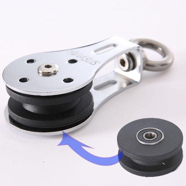 

300kg groove wheel mute swivel fitness strength training bearing lifting pulley