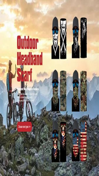 

4pcs reflective bandana buffs neck gaiter headband cycling fishing balaclava mask scarf multifunctional outdoor headwear bbyhsh bdehome, Black
