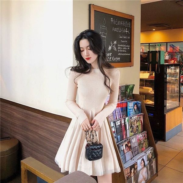 

new 2021 spring female short around her neck fine dress sweater knitted y242 cbco 0rkd, Black;gray