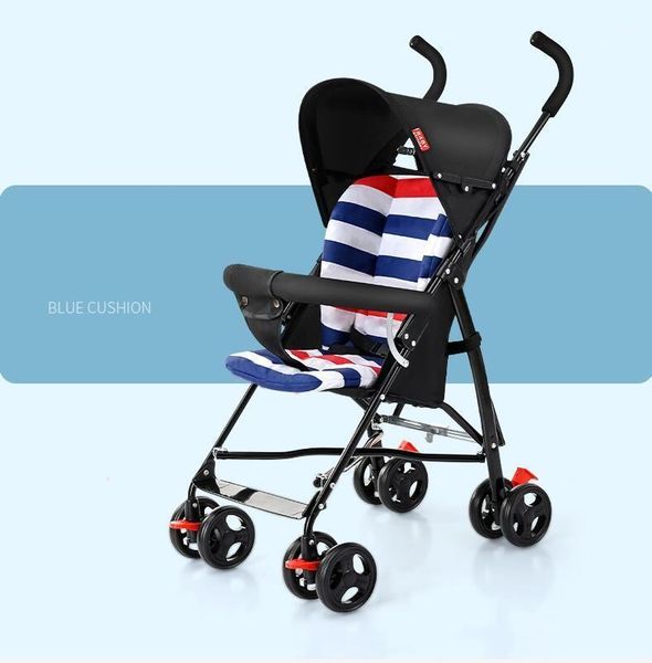

baby's umbrella car light folding sit down baby children's hand push simple ultra small portable walk baby travel1