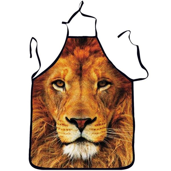 

pattern 3d dinner party animals cozinha children funny cuisine aprons tablier lion cooking kitchen apron pinafore bbylpa sweet07
