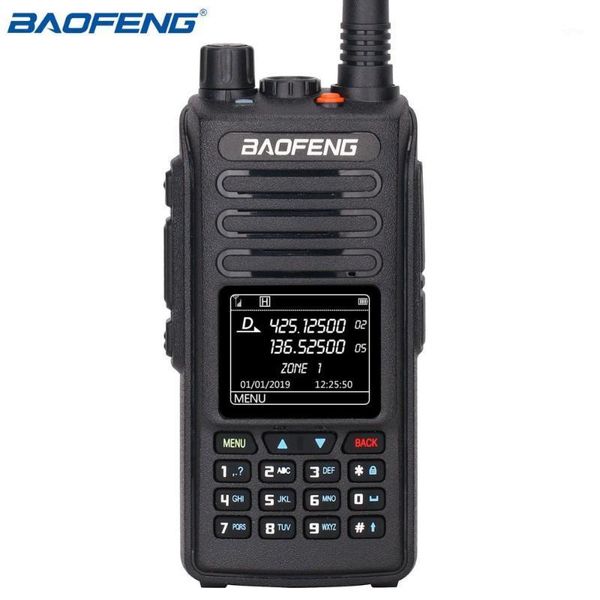 

baofeng dm-1702 (gps) dmr walkie talkie vhf uhf dual band 136-174 & 400-470mhz dual time slot tier 1&2 digital/analog ham radio1